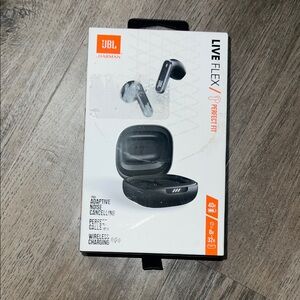 JBL Live Flex Wireless Earbuds - Black
